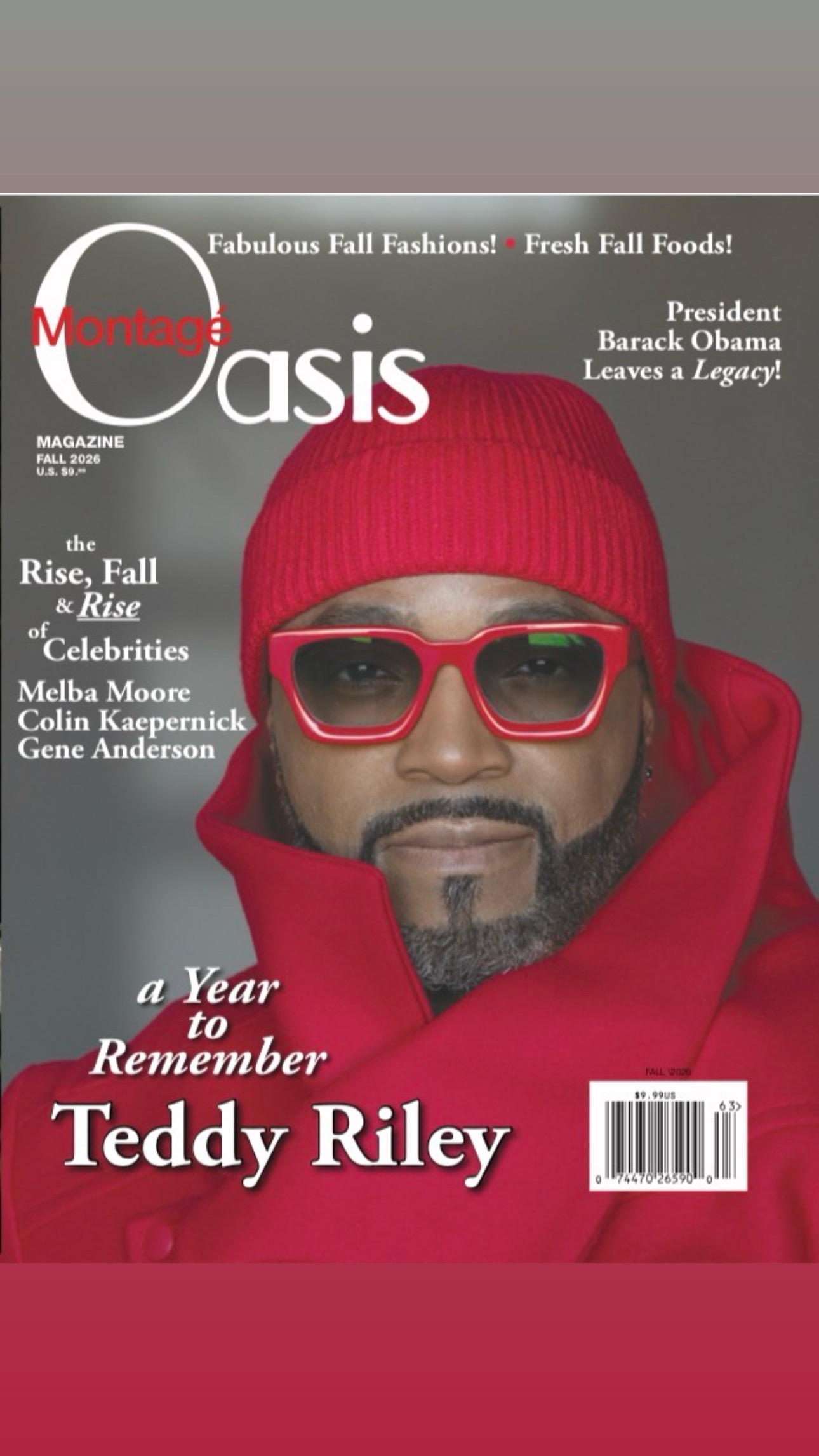 Teddy Riley — Fall 2026
